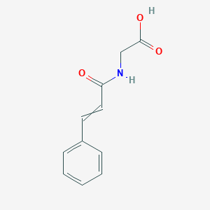 {[(2E)-3-phenylprop-2-enoyl]amino}acetic acid