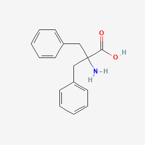 molecular formula C16H17NO2 B7807933 2-Amino-2-benzyl-3-phenylpropanoic acid CAS No. 6278-96-2