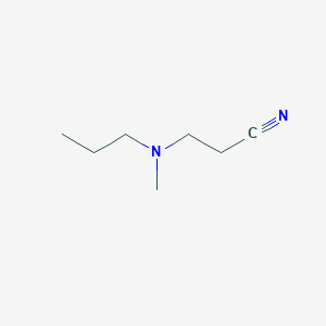 molecular formula C7H14N2 B7807964 3-[Methyl(propyl)amino]propanenitrile 