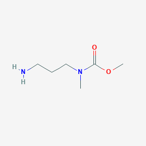 molecular formula C6H14N2O2 B7807965 methylN-(3-aminopropyl)-N-methylcarbamate 