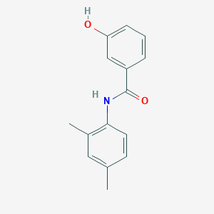 molecular formula C15H15NO2 B7807971 N-(2,4-dimethylphenyl)-3-hydroxybenzamide 