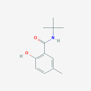 molecular formula C12H17NO2 B7807980 N-tert-butyl-2-hydroxy-5-methylbenzamide CAS No. 1019401-48-9