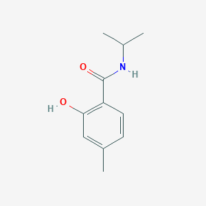 molecular formula C11H15NO2 B7807986 2-Hydroxy-N-isopropyl-4-methylbenzamide 