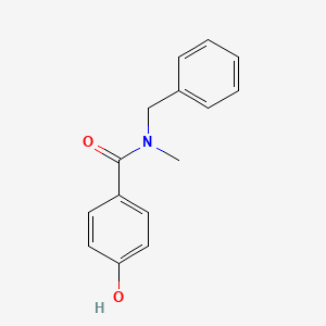 molecular formula C15H15NO2 B7808044 N-benzyl-4-hydroxy-N-methylbenzamide 