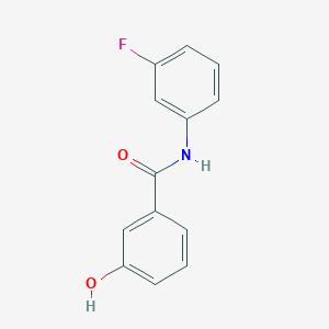 N-(3-fluorophenyl)-3-hydroxybenzamide
