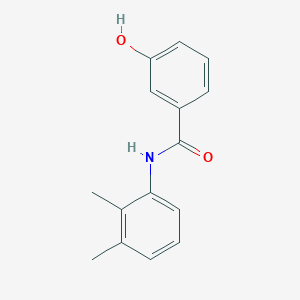 molecular formula C15H15NO2 B7808068 N-(2,3-dimethylphenyl)-3-hydroxybenzamide 