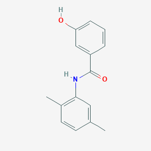 molecular formula C15H15NO2 B7808072 N-(2,5-dimethylphenyl)-3-hydroxybenzamide 