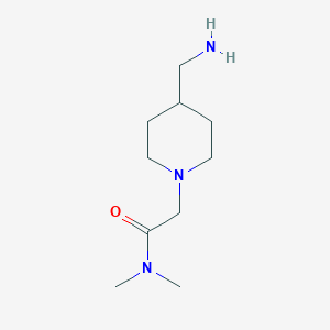 2-[4-(Aminomethyl)piperidin-1-yl]-N,N-dimethylacetamide