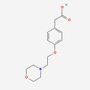 2-(4-(2-Morpholinoethoxy)phenyl)acetic acid