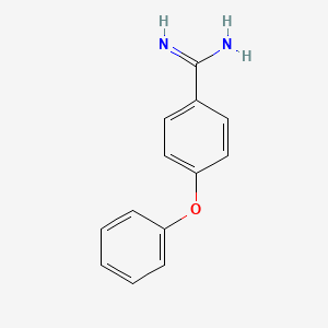 molecular formula C13H12N2O B7808154 4-Phenoxybenzene-1-carboximidamide 