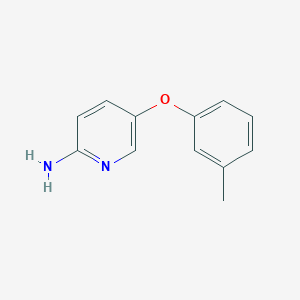 5-(3-Methylphenoxy)pyridin-2-amine