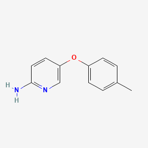 molecular formula C12H12N2O B7808180 5-(4-Methylphenoxy)pyridin-2-amine 