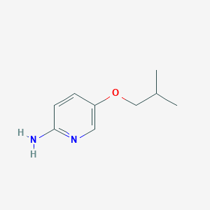 molecular formula C9H14N2O B7808195 5-(2-Methylpropoxy)pyridin-2-amine 