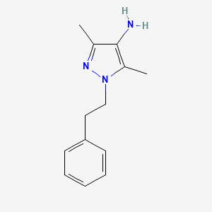 3,5-dimethyl-1-(2-phenylethyl)-1H-pyrazol-4-amine