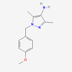 1-(4-methoxybenzyl)-3,5-dimethyl-1H-pyrazol-4-amine
