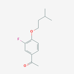1-(3-Fluoro-4-(isopentyloxy)phenyl)ethanone
