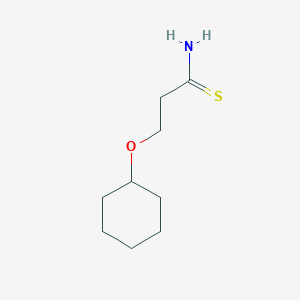 3-(Cyclohexyloxy)propanethioamide