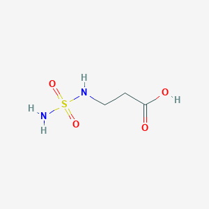 molecular formula C3H8N2O4S B7808313 3-(磺酰氨基)丙酸 