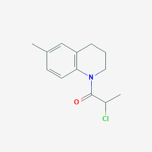 2-chloro-1-(6-methyl-3,4-dihydro-2H-quinolin-1-yl)propan-1-one