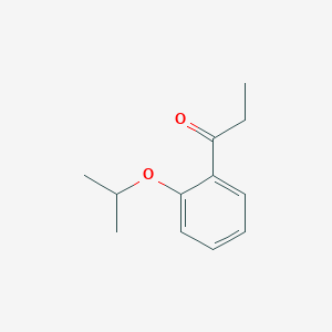 molecular formula C12H16O2 B7808344 1-(2-Isopropoxyphenyl)propan-1-one CAS No. 142819-88-3