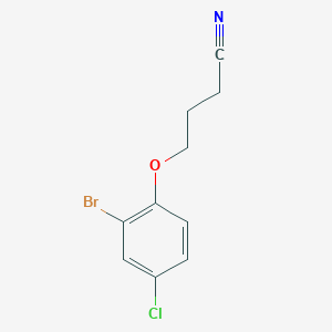 4-(2-Bromo-4-chlorophenoxy)butanenitrile