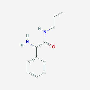 molecular formula C11H16N2O B7808360 2-amino-2-phenyl-N-propylacetamide 