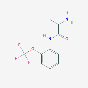 2-amino-N-[2-(trifluoromethoxy)phenyl]propanamide