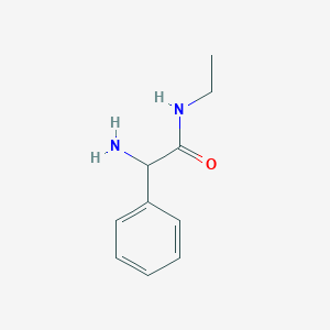 molecular formula C10H14N2O B7808394 2-Amino-N-ethyl-2-phenylacetamide 