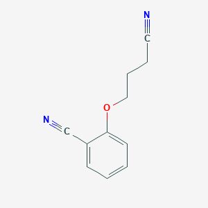 molecular formula C11H10N2O B7808401 2-(3-Cyanopropoxy)benzonitrile 