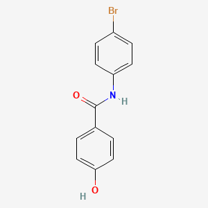 molecular formula C13H10BrNO2 B7808460 N-(4-bromophenyl)-4-hydroxybenzamide CAS No. 52189-56-7