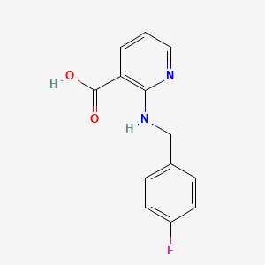 2-{[(4-Fluorophenyl)methyl]amino}pyridine-3-carboxylic acid