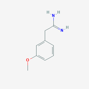 molecular formula C9H12N2O B7808531 2-(3-Methoxyphenyl)acetimidamide 