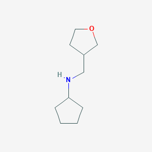 N-(oxolan-3-ylmethyl)cyclopentanamine