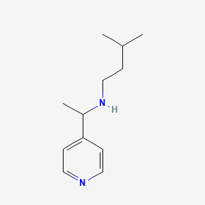 molecular formula C12H20N2 B7808581 (3-Methylbutyl)[1-(pyridin-4-YL)ethyl]amine 