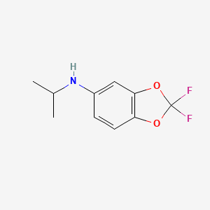 2,2-Difluoro-N-(propan-2-yl)-2H-1,3-benzodioxol-5-amine