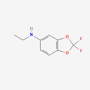 N-ethyl-2,2-difluoro-2H-1,3-benzodioxol-5-amine
