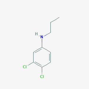 molecular formula C9H11Cl2N B7808605 3,4-dichloro-N-propylaniline CAS No. 42266-13-7