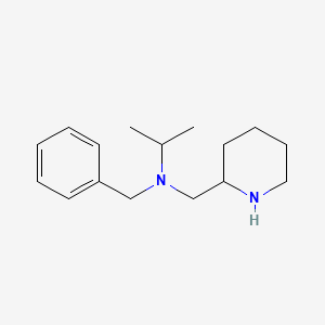 molecular formula C16H26N2 B7808664 Benzyl-isopropyl-piperidin-2-ylmethyl-amine 