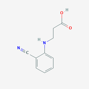 3-[(2-cyanophenyl)amino]propanoic Acid