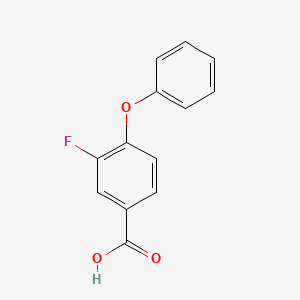 molecular formula C13H9FO3 B7808697 3-Fluoro-4-phenoxybenzoic acid 