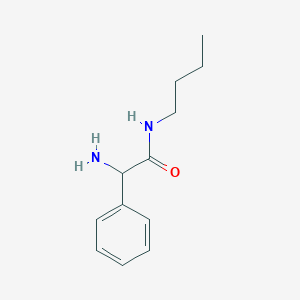 molecular formula C12H18N2O B7808734 2-amino-N-butyl-2-phenylacetamide 