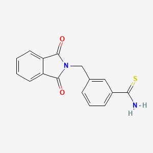 3-[(1,3-Dioxoisoindol-2-yl)methyl]benzenecarbothioamide