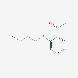 molecular formula C13H18O2 B7808779 1-(2-(Isopentyloxy)phenyl)ethanone 