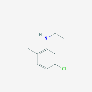 molecular formula C10H14ClN B7808824 5-chloro-2-methyl-N-(propan-2-yl)aniline 