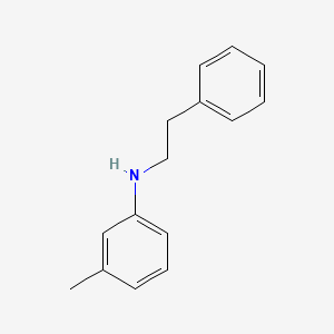 molecular formula C15H17N B7808836 3-Methyl-N-(2-phenylethyl)aniline CAS No. 1958-56-1