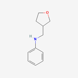 N-(oxolan-3-ylmethyl)aniline