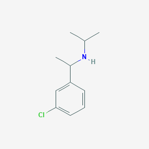 molecular formula C11H16ClN B7808854 [1-(3-Chloro-phenyl)-ethyl]-isopropyl-amine 