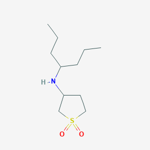 3-(Heptan-4-ylamino)tetrahydrothiophene 1,1-dioxide