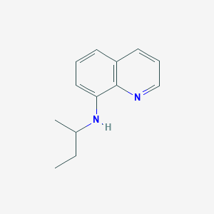 molecular formula C13H16N2 B7808891 N-(butan-2-yl)quinolin-8-amine 