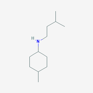 4-methyl-N-(3-methylbutyl)cyclohexan-1-amine